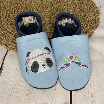 Lederpuschen Boho Panda