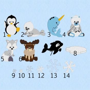 Stickdatei Eiszeit